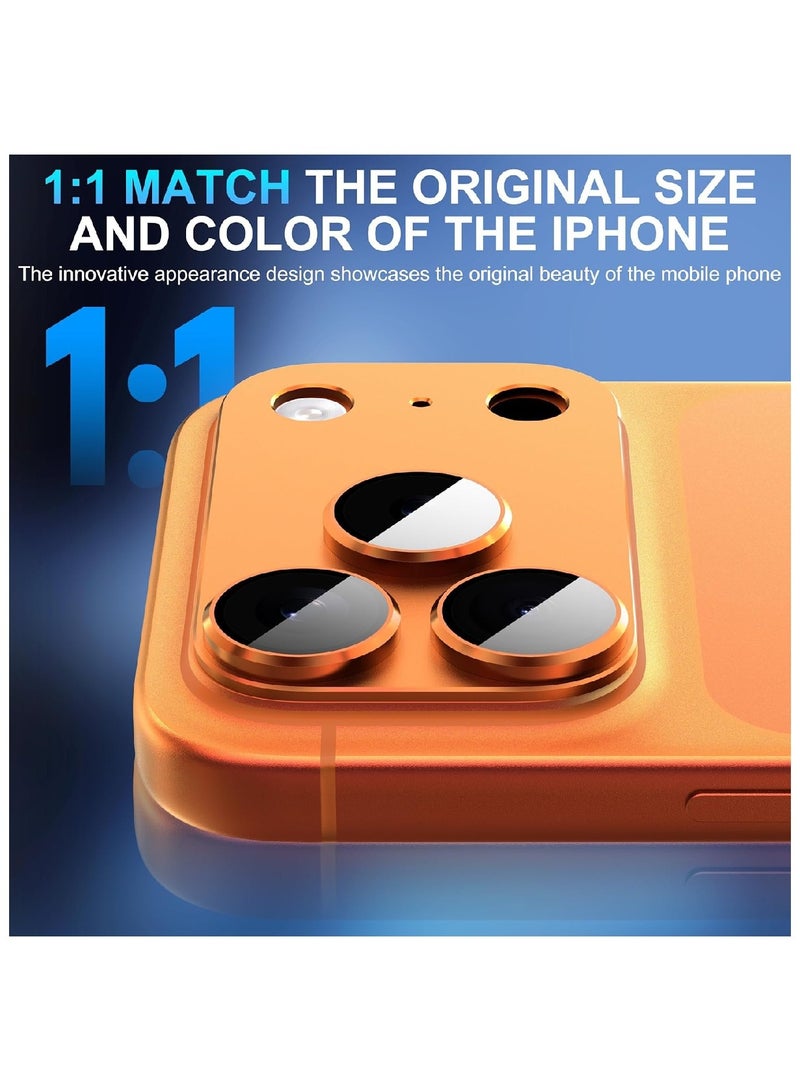 MOBM For iPhone 17 Pro Camera Lens Protector Orange - Image 3